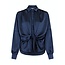 Neo Noir NAJA SATIN SHIRT MIDNIGHT BLUE