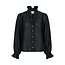 Neo Noir BRIELLE GLITTER BLOUSE BLACK