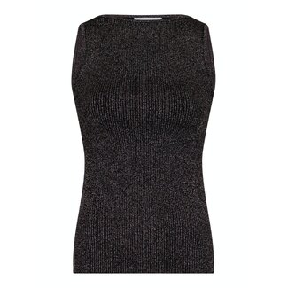 Neo Noir TALIA GLITTER KNIT TOP BLACK