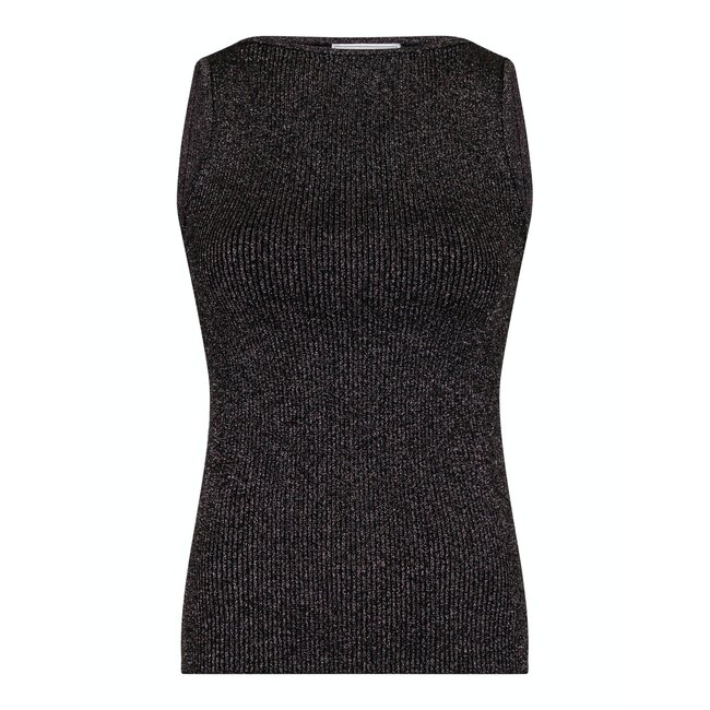 Neo Noir TALIA GLITTER KNIT TOP BLACK