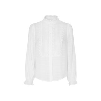 Lollys Laundry ARIELLL SHIRT LS 01 WHITE