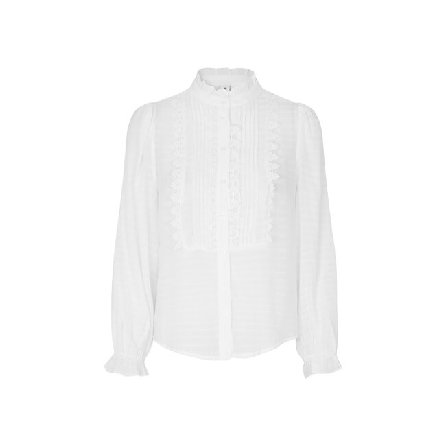 Lollys Laundry ARIELLL SHIRT LS 01 WHITE