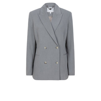 Dante 6 FRAME DOUBLE BREASTED BLAZER PURE GREY