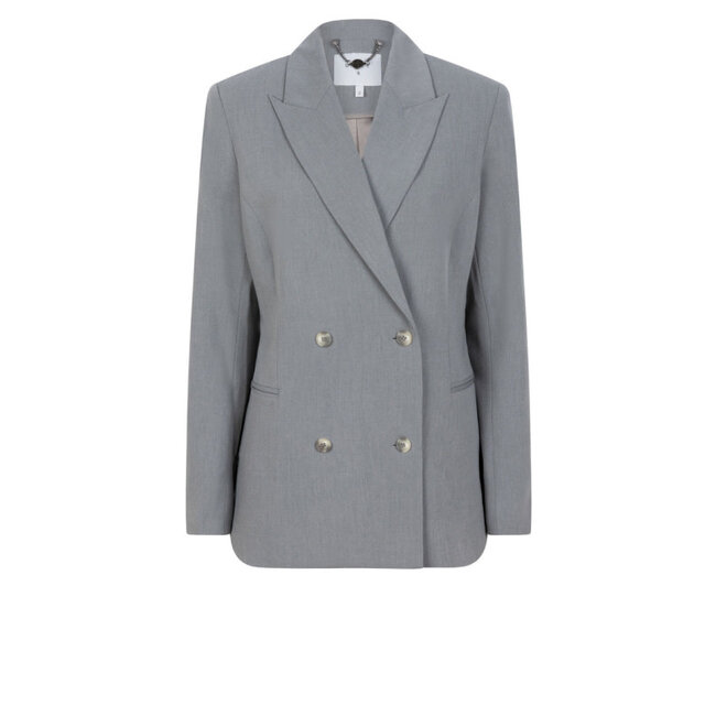 Dante 6 FRAME DOUBLE BREASTED BLAZER PURE GREY