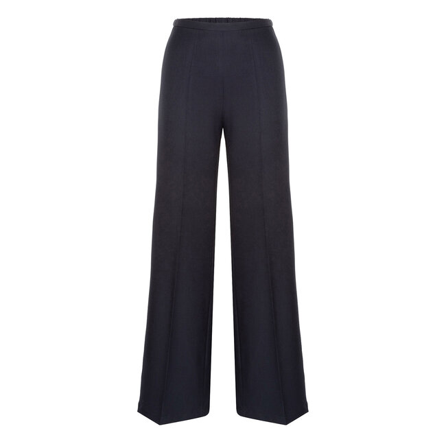 Ame antwerp INDIANA NAVY WIDE PANTS WITH ELASTICATED BACK