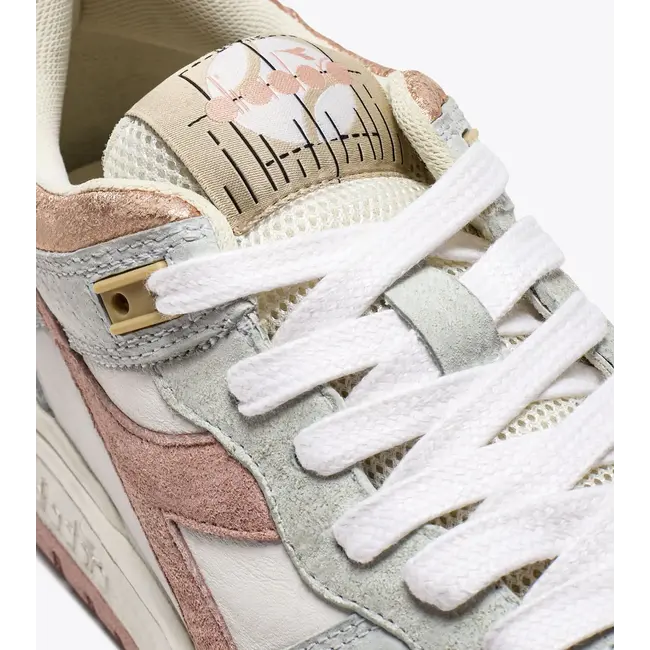 Diadora B.560 CRACKLE LAME' WN ROSA PESCA
