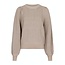 Neo Noir MARLIE GLITTER KNIT BLOUSE SAND