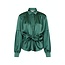 Neo Noir NAJA SATIN SHIRT FOREST GREEN