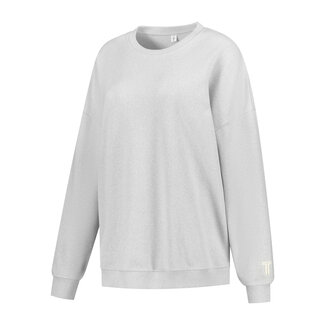 JUST A TEE BASIC SWEATER SILVER MELEE