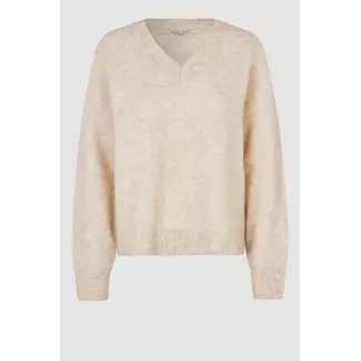 Second Female BROOK KNIT LOOSE V-NECK BRAZILIAN SAND