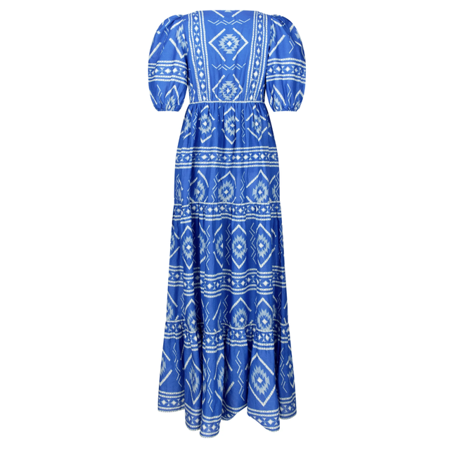 Lollys Laundry GAMBOLL MAXI DRESS SS BLUE