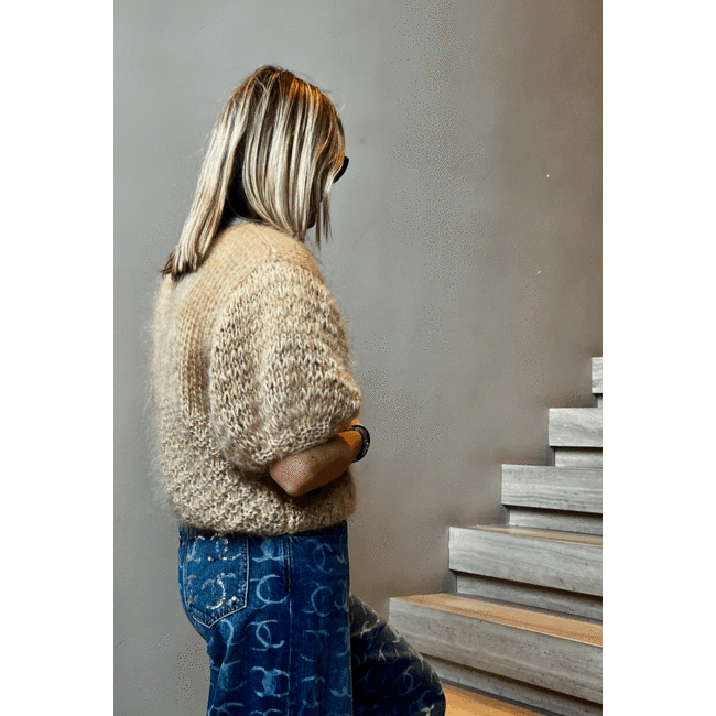 Studio Lavendel LOTTIE KNIT CAMEL GOLD