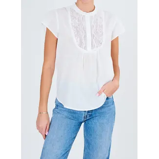 Mabe FREYA LACE TOP WHITE