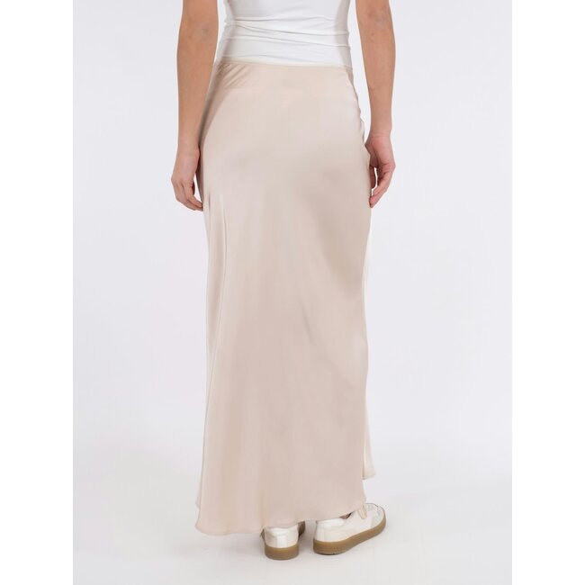 Neo Noir VICKY HEAVY SATEEN SKIRT CHAMPAGNE