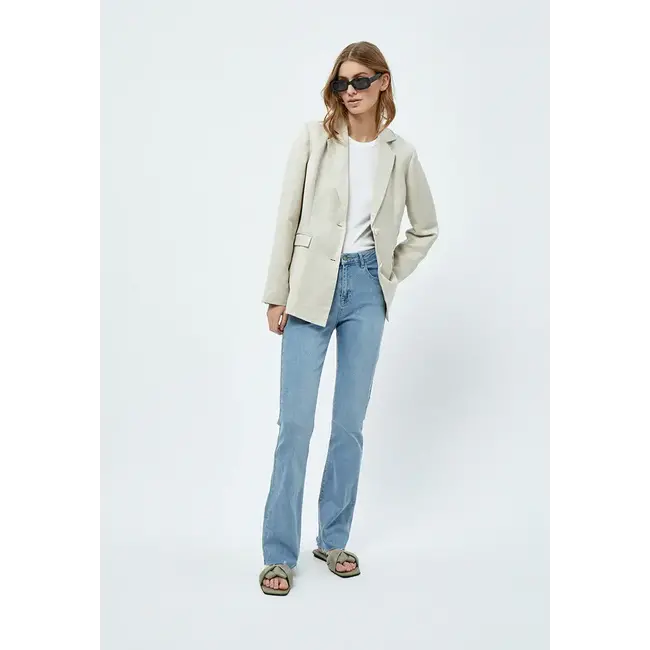 Minus MSAUGUSTE LINEN BLAZER 3 NOMAD SAND MELANGE