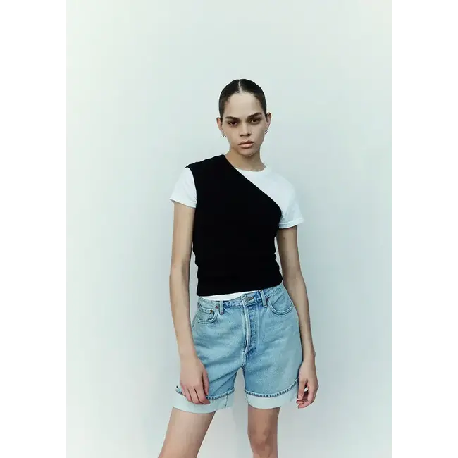 Agolde DAME HIGH RISE BAGGY CUFF SHORT