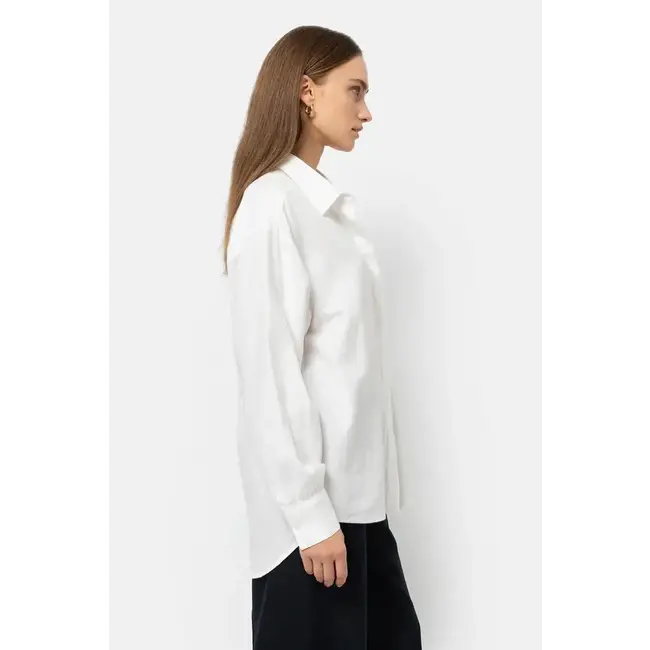 Ame antwerp DADDY  WHITE  MEN'S SHIRT  IN COTTON VOILE