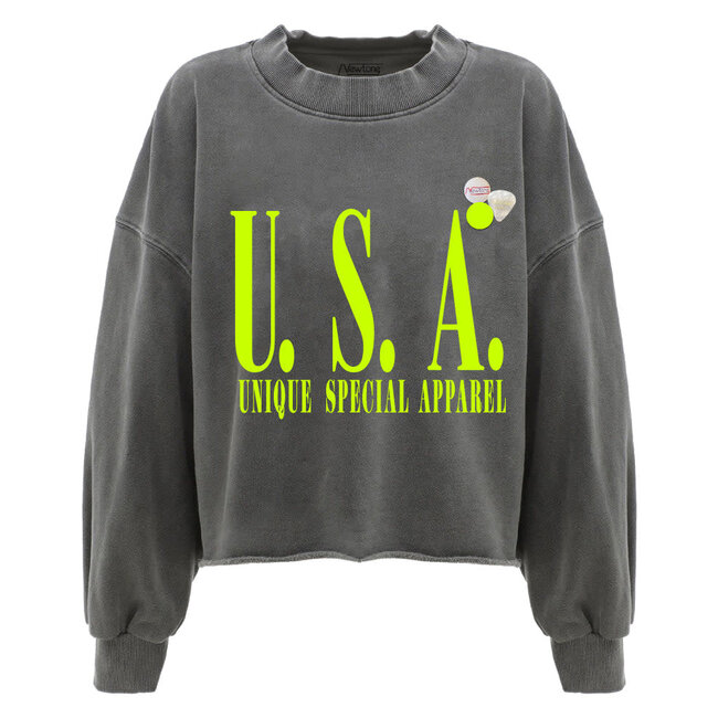 Newtone Brand SWEATSHIRT PORTER USA PEPPER