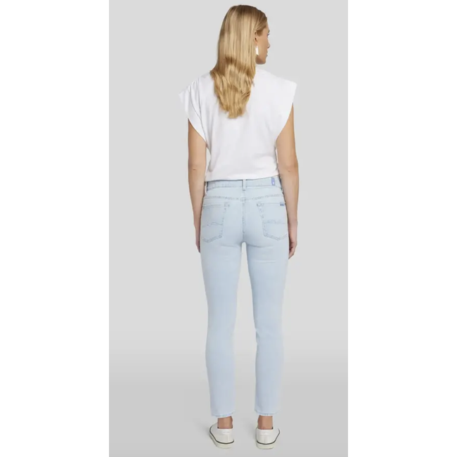 7 FOR ALL MANKIND ROXANNE ANKLE  MELODY LIGHT BLUE