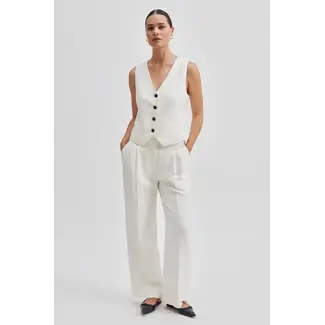Second Female LINO NEW TROUSERS ANTIQUE WHITE