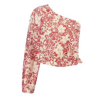 Studio Amaya MOLLY TOP RED FLOWER