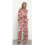 Minus MSJASSIE WIDE LEG PANTS 6990P BARN RED PRINT