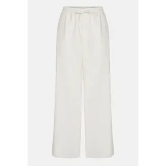 Ame antwerp JULES ECRU WIDE PANTS WITH ELASTICATED WAIST