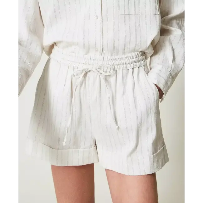 TWINSET SHORTS GESSATO 241TT2223
