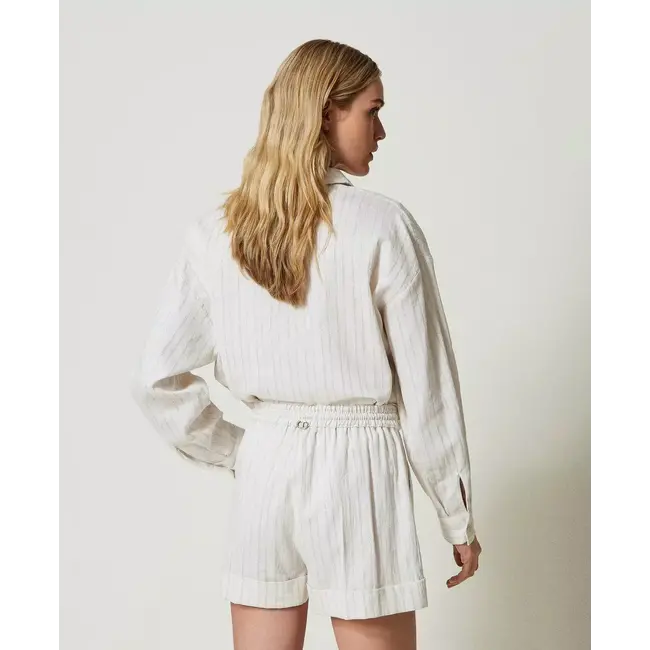 TWINSET SHORTS GESSATO 241TT2223