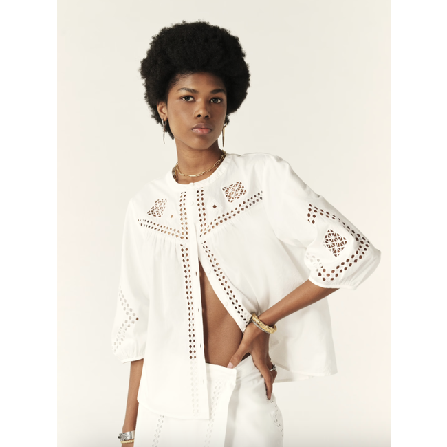 Ba&sh CHEMISE LIRKIN BLANC