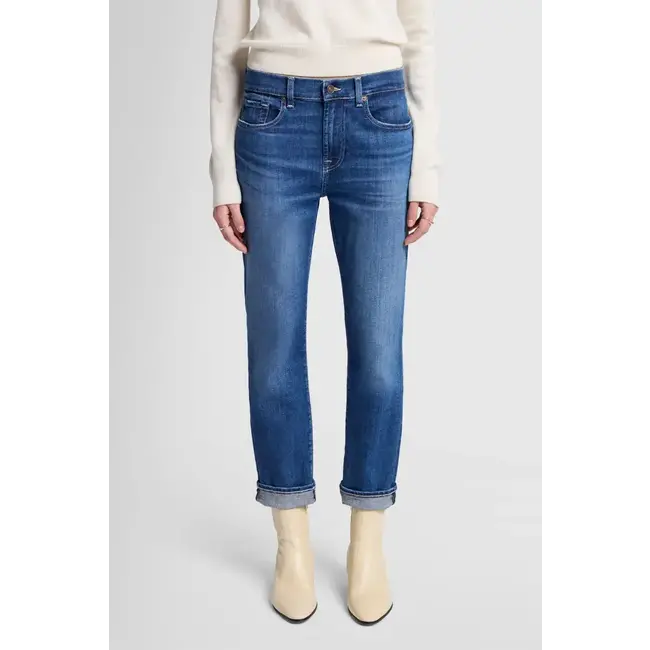 7 FOR ALL MANKIND RELAXED SKINNY SLIILLSANMON MID BLUE