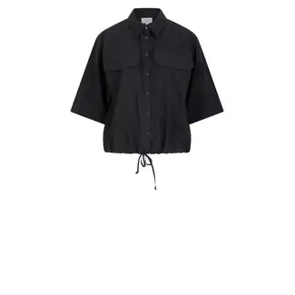 Dante 6 MIKOY CROP PARACHUTE SHIRT RAVEN