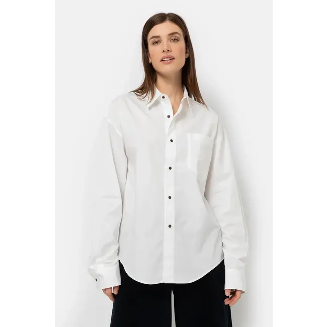 Ame antwerp KARAKTER WHITE POPLIN OVERSIZED SHIRT