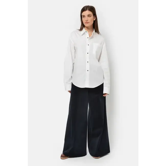 Ame antwerp KARAKTER WHITE POPLIN OVERSIZED SHIRT