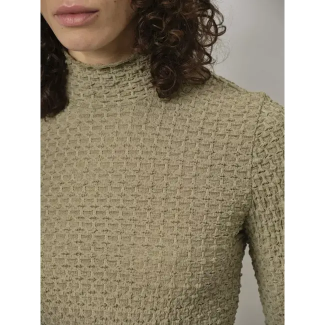 Dante 6 ZANE STRUCTURED LAYERING TOP SWAMP GREEN