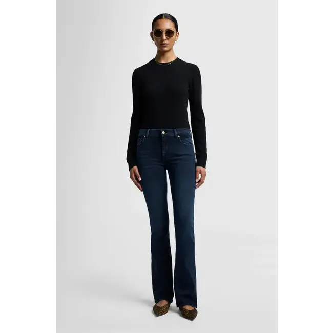 7 FOR ALL MANKIND BOOTCUT SLIM ILLUSION BROADWAY DARK BLUE