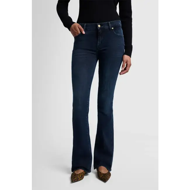 7 FOR ALL MANKIND BOOTCUT SLIM ILLUSION BROADWAY DARK BLUE