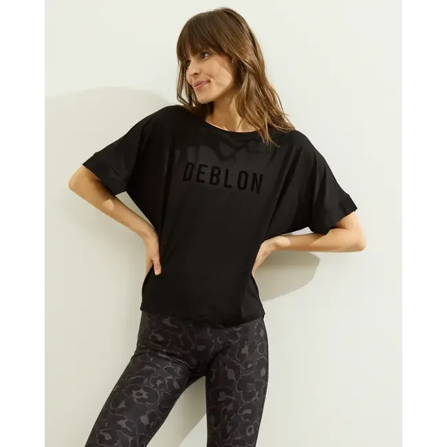 Deblon Sports VIOLA TOP SHORT SLEEVE BLACK
