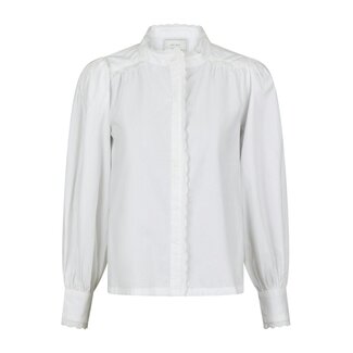 Neo Noir EMA C POPLIN BLOUSE WHITE