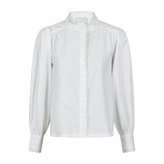 Neo Noir EMA C POPLIN BLOUSE WHITE