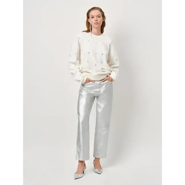 Dante 6 JEXAR EMBLLISHED SWEATER ECRU
