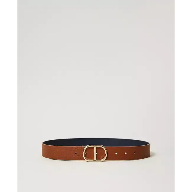 TWINSET 242TO5230 CINTURA BIC. CUOIO/CLASSIC BLUE