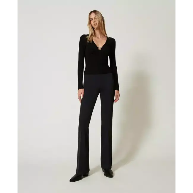 TWINSET 242TT2113 PANTALONE NERO
