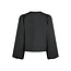 Neo Noir DALISKA DULL SATIN BLOUSE BLACK