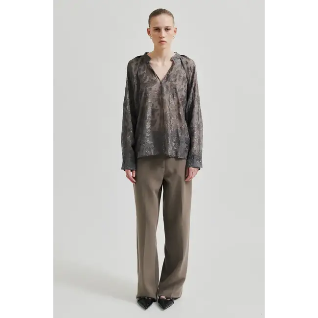 Second Female CARISA BLOUSE IRON GATE