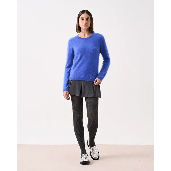 Absolut Cashmere PULL COL ROND ML FAIRY BLUE