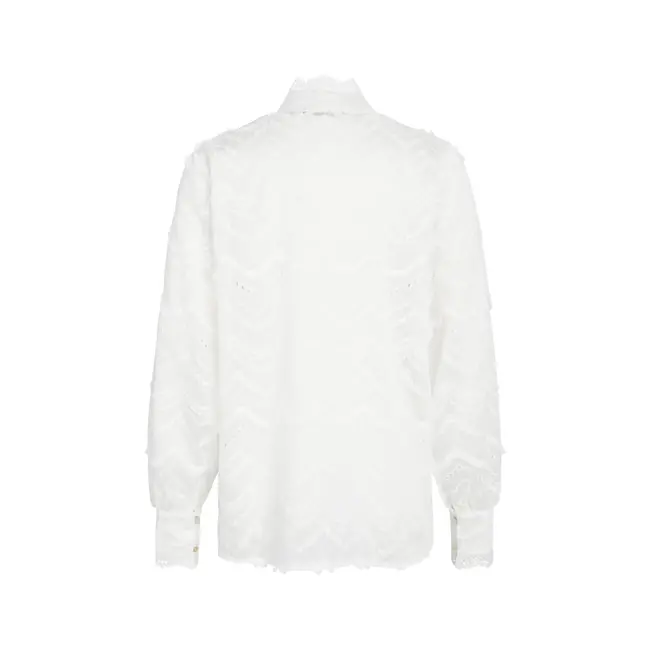 Bruuns Bazaar PURSLANE BB VINIKA SHIRT SNOW WHITE