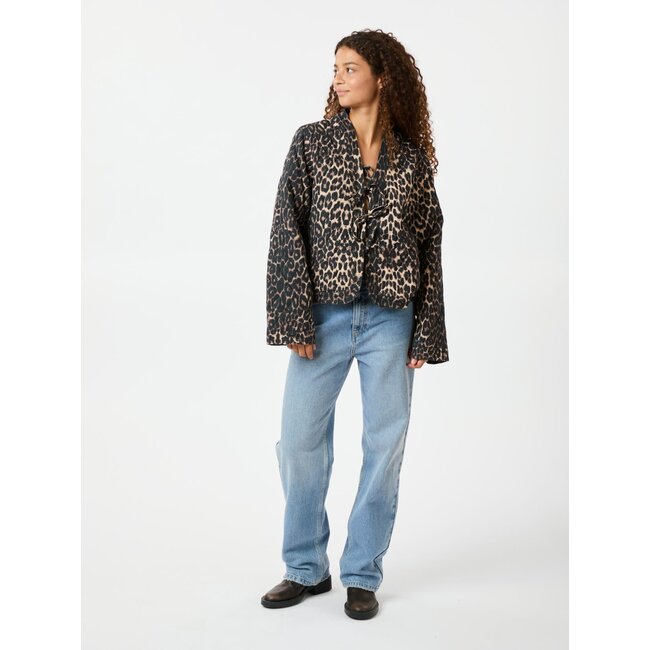 Neo Noir DUBBIE LEO QUILT JACKET LEOPARD