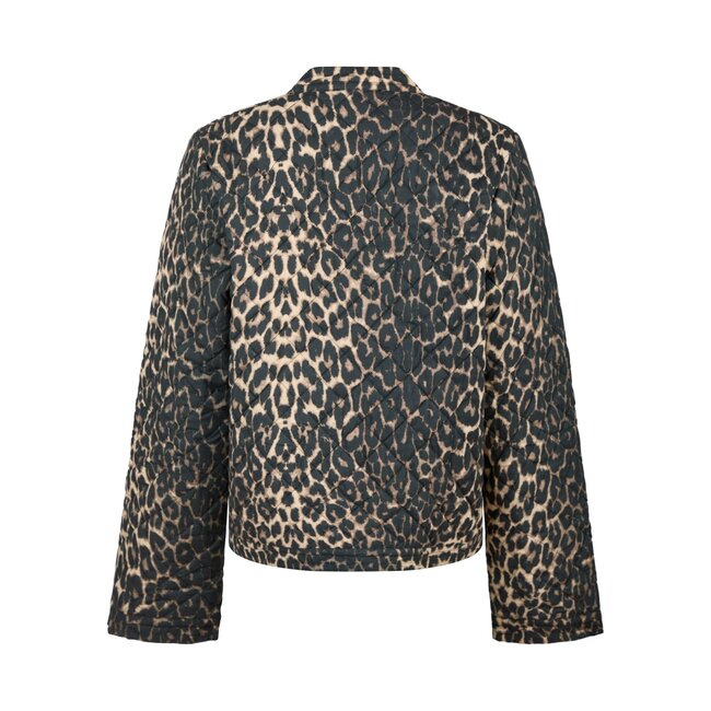Neo Noir DUBBIE LEO QUILT JACKET LEOPARD