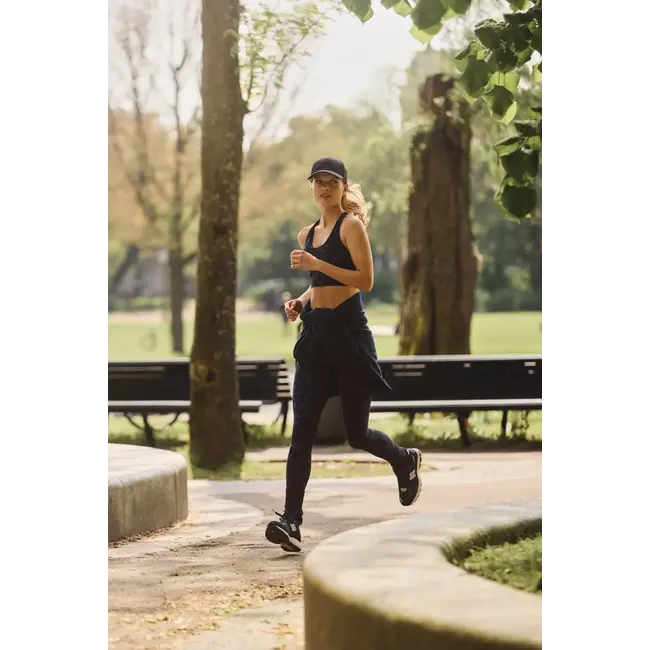 Deblon Sports CLASSIC LEGGINGS H. W. LEOPARD NAVY